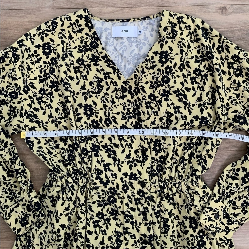Azul By Moussy Yellow Floral Multi Dress - Picture 2 of 6